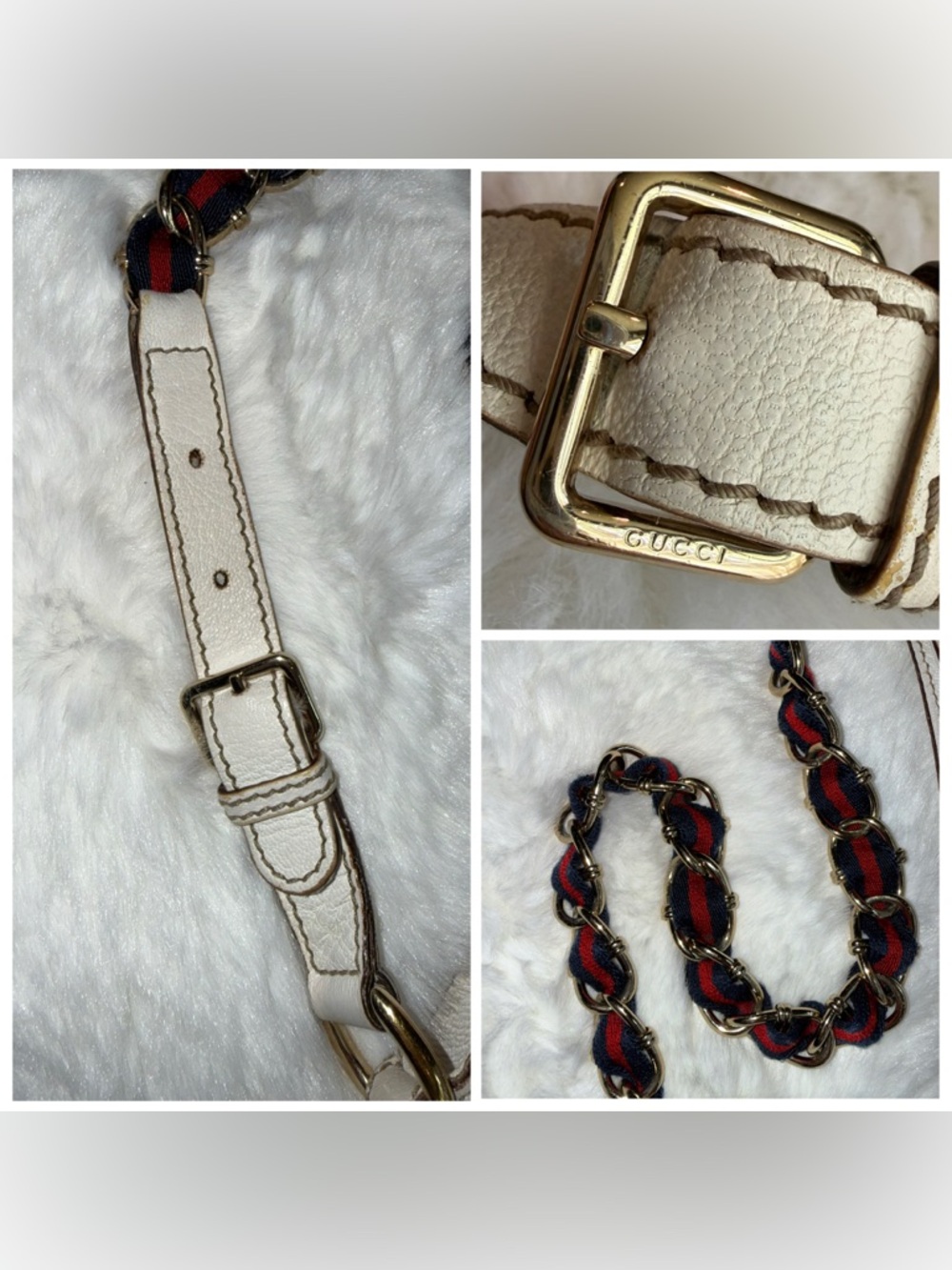 Gucci Capri Ranch Leather Hobo Chain Bag - Picture 10 of 14